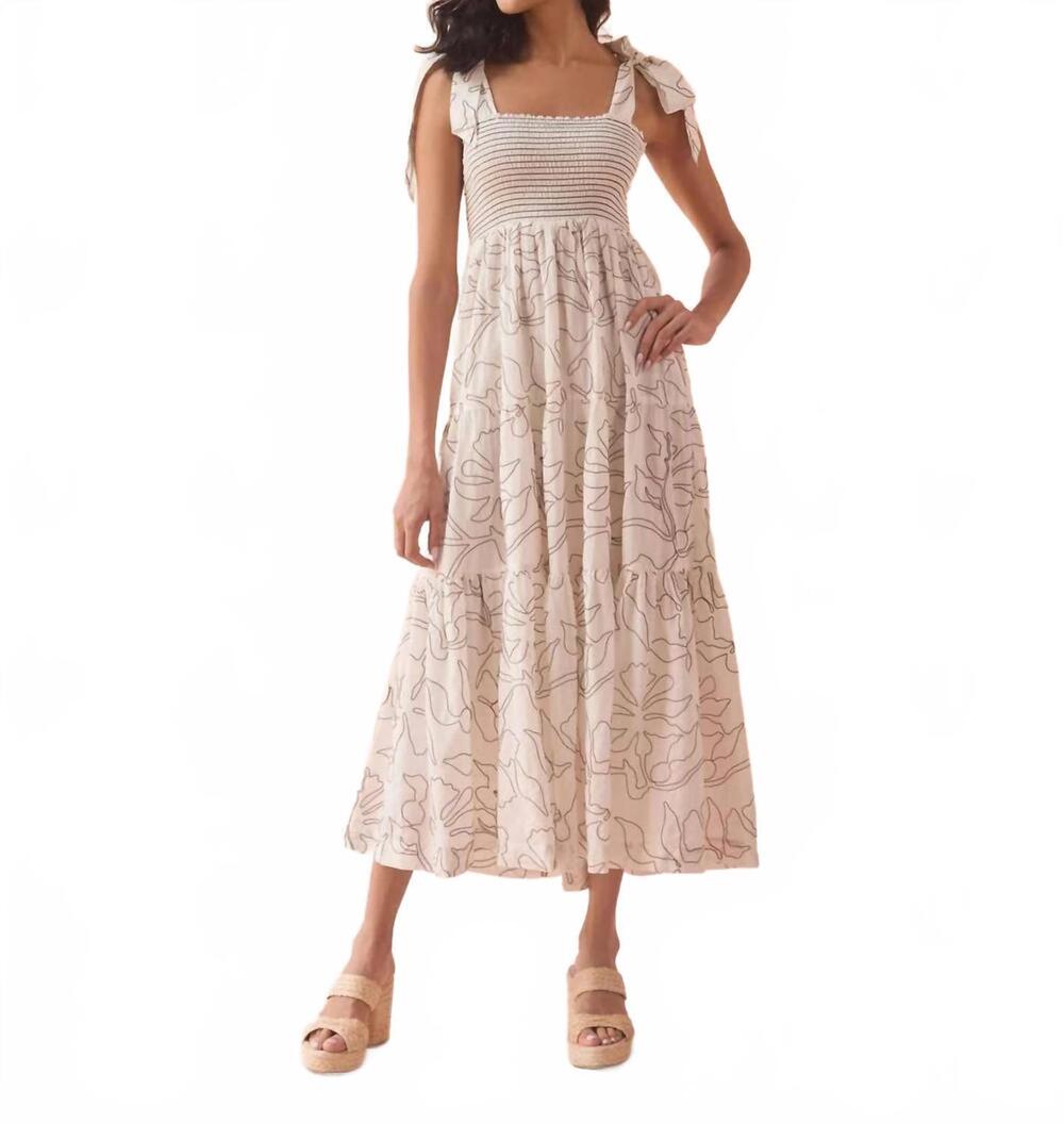 NEW OMIKA women's lana maxi dress in coconut
